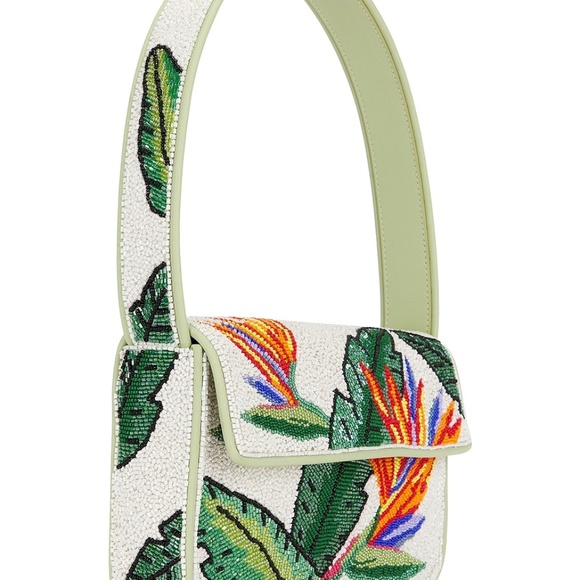 STAUD Tommy Beaded Bag Birds Of Paradise - Picture 4 of 15